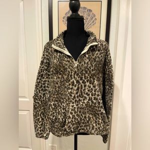 Fleece Cropped Pullover